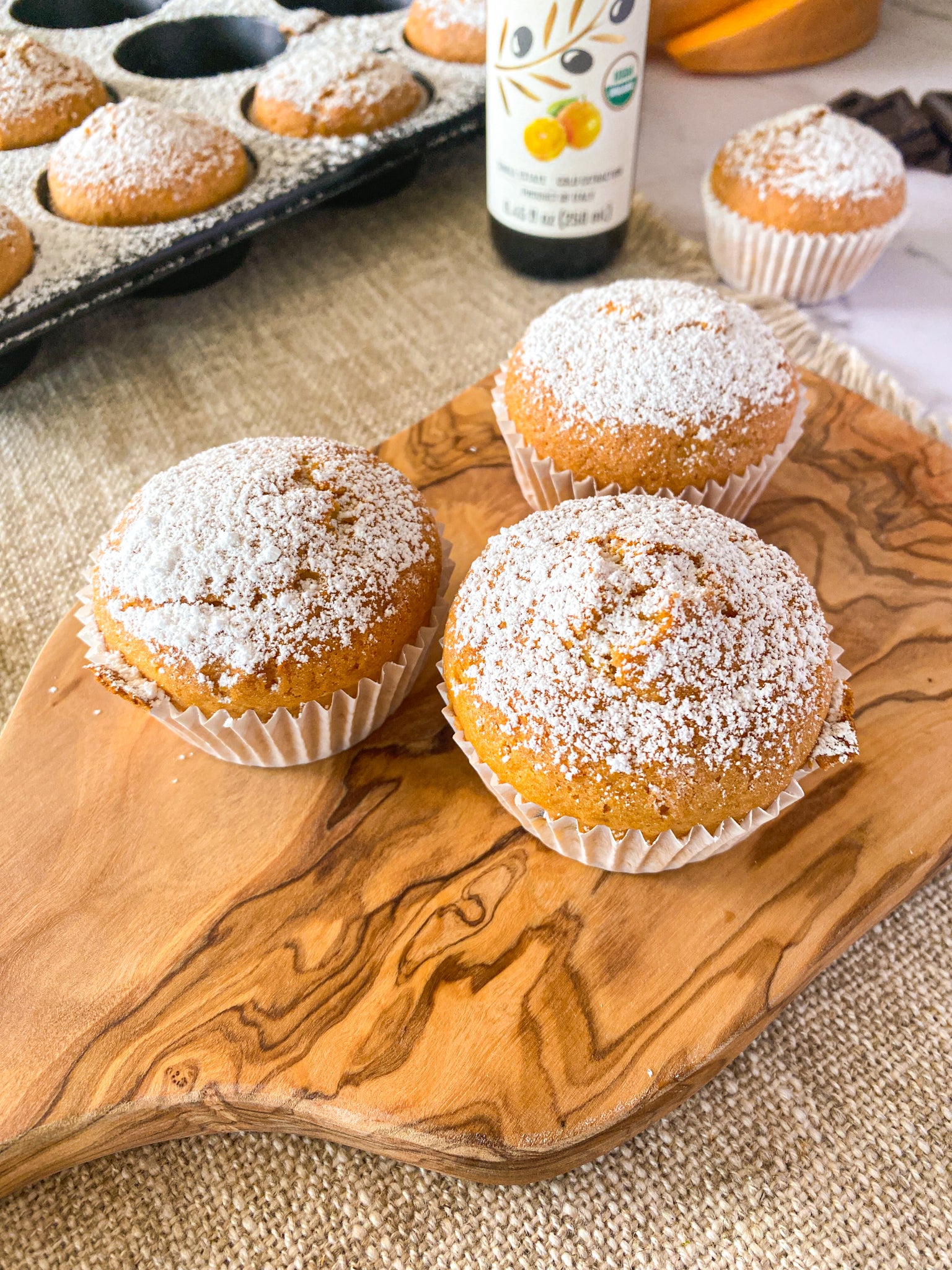 Orange-Infused Pumpkin Muffins with a Hint of Dark Chocolate – Costabile Brand