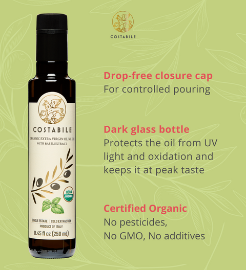 Basil Infused Olive Oil