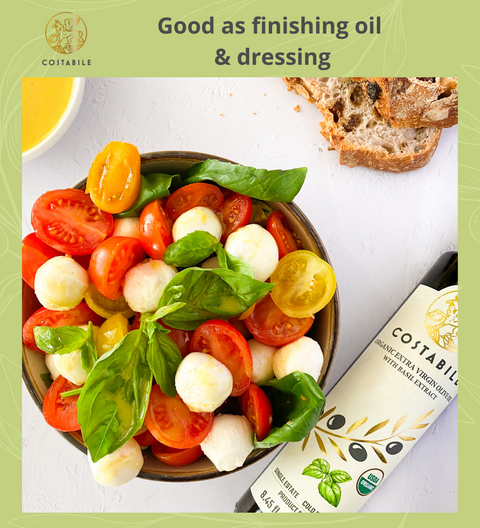 Basil Infused Olive Oil