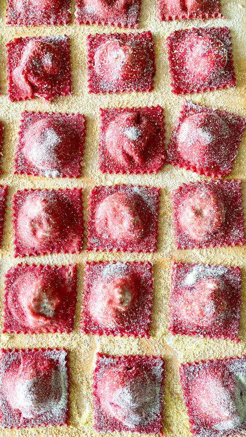Beet Ravioli