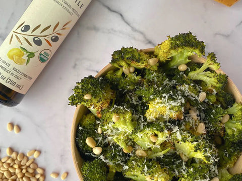 Crispy Broccoli with Parmesan